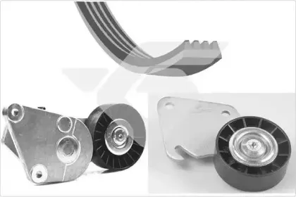 Поликлиновой ременный комплект HUTCHINSON купить